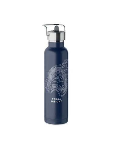 Bouteille isotherme  personnalisée 660 ml - RIFLOW Couleurs : bleu marine Matières : acier inoxydable recyclé accessoire événeme