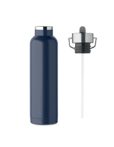 Bouteille isotherme  personnalisée 660 ml - RIFLOW Couleurs : bleu marine Matières : acier inoxydable recyclé personnalisation s