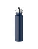 Bouteille isotherme  personnalisée 660 ml - RIFLOW Couleurs : bleu marine Matières : acier inoxydable recyclé cadeau entreprise 