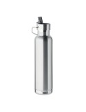 Bouteille isotherme  personnalisée 660 ml - RIFLOW Couleurs : argenté mat Matières : acier inoxydable recyclé goodies publicitai