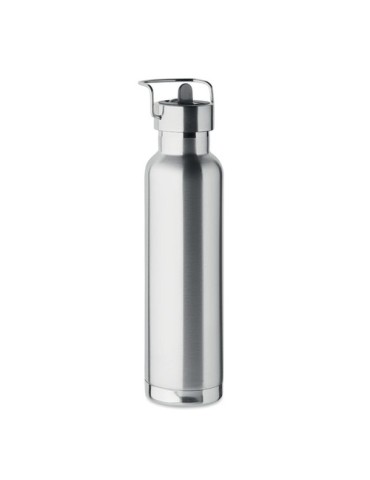 Bouteille isotherme  personnalisée 660 ml - RIFLOW Couleurs : argenté mat Matières : acier inoxydable recyclé cadeau collaborate