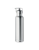 Bouteille isotherme  personnalisée 660 ml - RIFLOW Couleurs : argenté mat Matières : acier inoxydable recyclé cadeau collaborate