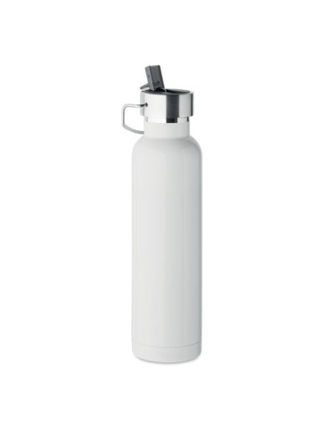 Bouteille isotherme  personnalisée 660 ml - RIFLOW Couleurs : blanc Matières : acier inoxydable recyclé personnalisable avec vot