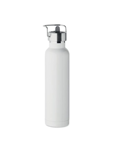 Bouteille isotherme  personnalisée 660 ml - RIFLOW Couleurs : blanc Matières : acier inoxydable recyclé marquage laser ultra pré