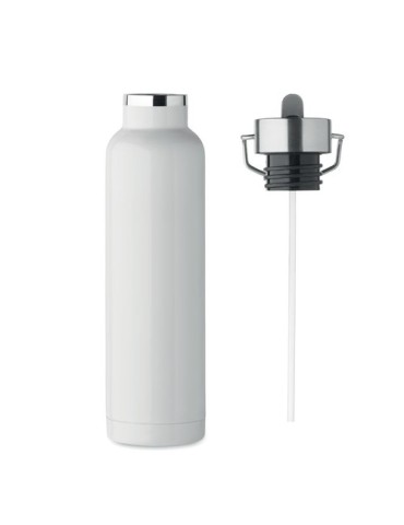 Bouteille isotherme  personnalisée 660 ml - RIFLOW Couleurs : blanc Matières : acier inoxydable recyclé goodies personnalisé en 