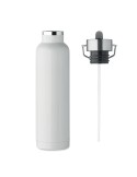 Bouteille isotherme  personnalisée 660 ml - RIFLOW Couleurs : blanc Matières : acier inoxydable recyclé goodies personnalisé en 