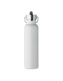 Bouteille isotherme  personnalisée 660 ml - RIFLOW Couleurs : blanc Matières : acier inoxydable recyclé goodies publicitaire dur