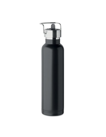 Bouteille isotherme  personnalisée 660 ml - RIFLOW Couleurs : noir Matières : acier inoxydable recyclé livraison express 24h 48h