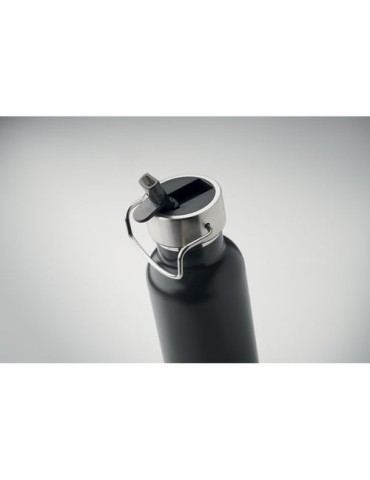 Bouteille isotherme  personnalisée 660 ml - RIFLOW Couleurs : noir Matières : acier inoxydable recyclé personnalisation rapide e
