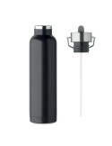 Bouteille isotherme  personnalisée 660 ml - RIFLOW Couleurs : noir Matières : acier inoxydable recyclé cadeau client original