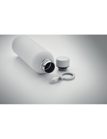 Bouteille isotherme double paroi 500 ml personnalisée - EMERALD Couleurs : blanc Matières : acier inoxydable recyclé cadeau affa
