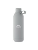 Bouteille isotherme double paroi 500 ml personnalisée - EMERALD Couleurs : gris Matières : acier inoxydable recyclé objet public