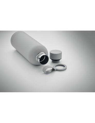 Bouteille isotherme double paroi 500 ml personnalisée - EMERALD Couleurs : gris Matières : acier inoxydable recyclé accessoire é