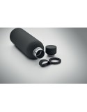 Bouteille isotherme double paroi 500 ml personnalisée - EMERALD Couleurs : noir Matières : acier inoxydable recyclé personnalisa