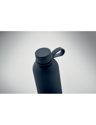 Bouteille isotherme double paroi 500 ml personnalisée - EMERALD Couleurs : bleu marine Matières : acier inoxydable recyclé cadea