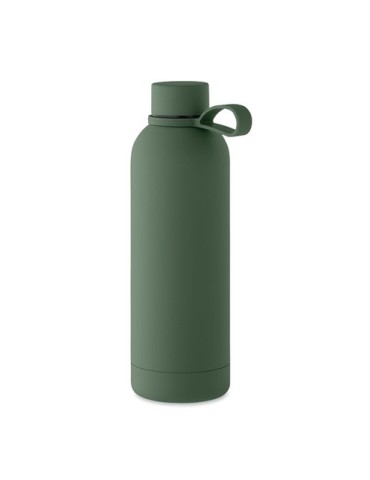 Bouteille isotherme double paroi 500 ml personnalisée - EMERALD Couleurs : vert foncé Matières : acier inoxydable recyclé cadeau