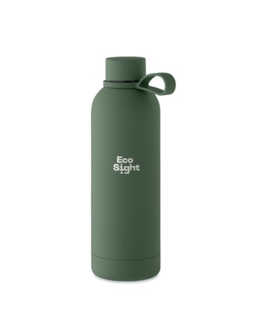 Bouteille isotherme double paroi 500 ml personnalisée - EMERALD Couleurs : vert foncé Matières : acier inoxydable recyclé goodie
