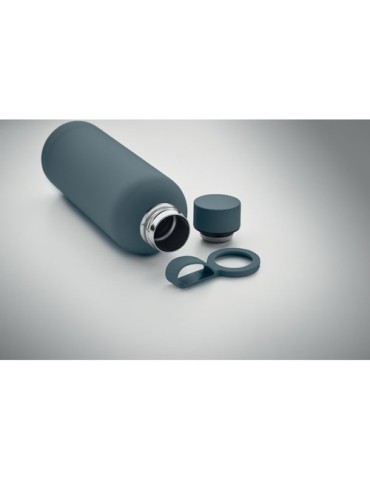 Bouteille isotherme double paroi 500 ml personnalisée - EMERALD Couleurs : bleu pétrole Matières : acier inoxydable recyclé marq
