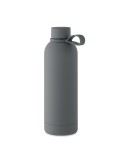 Bouteille isotherme double paroi 500 ml personnalisée - EMERALD Couleurs : pierre Matières : acier inoxydable recyclé livraison 