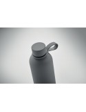Bouteille isotherme double paroi 500 ml personnalisée - EMERALD Couleurs : pierre Matières : acier inoxydable recyclé personnali