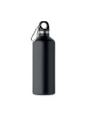 Bouteille isotherme  double paroi 500 ml - CARABI Couleurs : noir Matières : acier inoxydable recyclé
