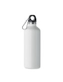 Bouteille isotherme  double paroi 500 ml - CARABI Couleurs : blanc Matières : acier inoxydable recyclé personnalisable avec votr