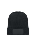 Bonnet unisexe  en RPET polyester personnalisé - CAPNIT Matières : PET recyclé Couleurs : noir