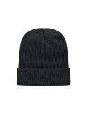 Bonnet unisexe  en RPET polyester personnalisé - CAPNIT Matières : PET recyclé Couleurs : noir objet promotionnel éco-responsabl
