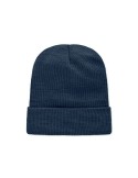 Bonnet unisexe  en RPET polyester personnalisé - CAPNIT Matières : PET recyclé Couleurs : bleu marine impression haute définitio