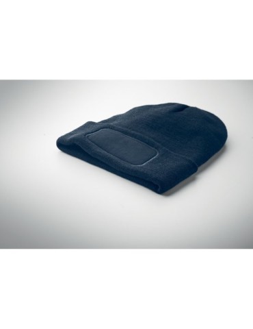 Bonnet unisexe  en RPET polyester personnalisé - CAPNIT Matières : PET recyclé Couleurs : bleu marine livraison express 24h 48h