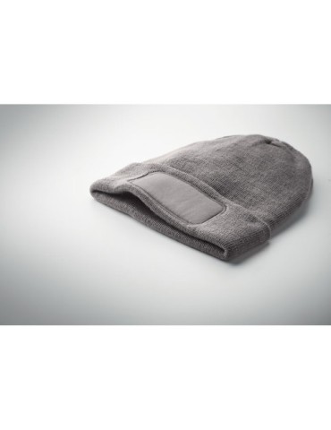Bonnet unisexe  en RPET polyester personnalisé - CAPNIT Matières : PET recyclé Couleurs : pierre impression logo haute qualité