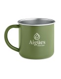 Tasse personnalisée en acier inox recyclé - CARIBU Couleurs : vert foncé Matières : acier inoxydable recyclé cadeau affaires élé