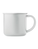 Tasse personnalisée en acier inox recyclé - CARIBU Couleurs : blanc Matières : acier inoxydable recyclé accessoire événementiel 