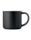 Tasse personnalisée en acier inox recyclé - CARIBU Couleurs : noir Matières : acier inoxydable recyclé goodies entreprise design