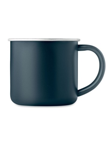 Tasse personnalisée en acier inox recyclé - CARIBU Couleurs : bleu marine Matières : acier inoxydable recyclé cadeau collaborate