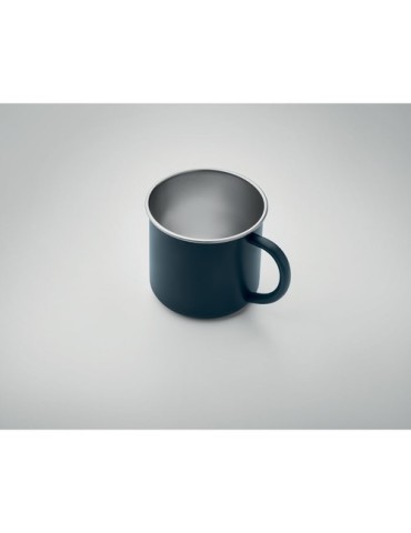 Tasse personnalisée en acier inox recyclé - CARIBU Couleurs : bleu marine Matières : acier inoxydable recyclé marquage couleur é
