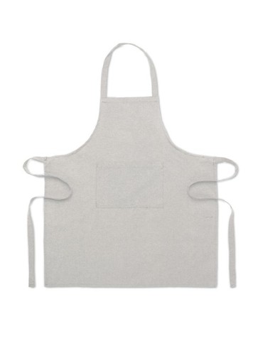 Tablier personnalisé en coton recyclé - Idéal pour les pros CUINA pas cher Matières : coton recyclé Couleurs : gris cadeau entre