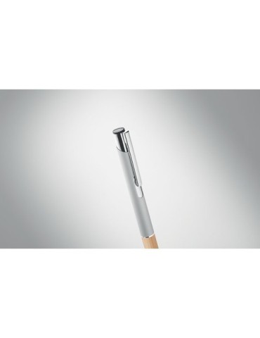 Stylo personnalisé en aluminium à encre bleue - SPARTA goodies personnalisé en stock