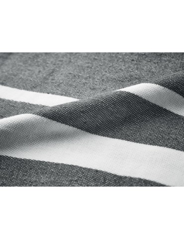 Serviette de plage  personnalisée 70x140cm - SEAQUAL® Matières : coton recyclé Couleurs : gris 2