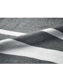 Serviette de plage  personnalisée 70x140cm - SEAQUAL® Matières : coton recyclé Couleurs : gris goodies publicitaire événementiel