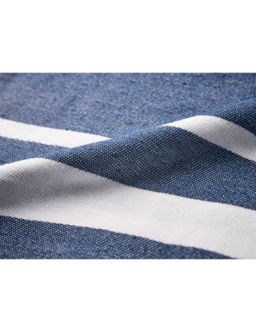 Serviette de plage  personnalisée 70x140cm - SEAQUAL® Matières : coton recyclé Couleurs : bleu impression haute définition