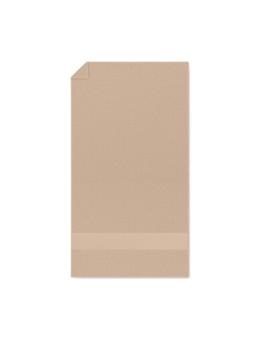 Serviette de bain éponge personnalisée en coton organique 50x30cm SERRY Matières : coton biologique Couleurs : ivoire marquage c