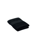 Serviette de bain éponge personnalisée en coton organique 50x30cm SERRY Matières : coton biologique Couleurs : noir impression h