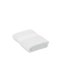 Serviette de bain éponge personnalisée en coton organique 50x30cm SERRY Matières : coton biologique Couleurs : blanc personnalis