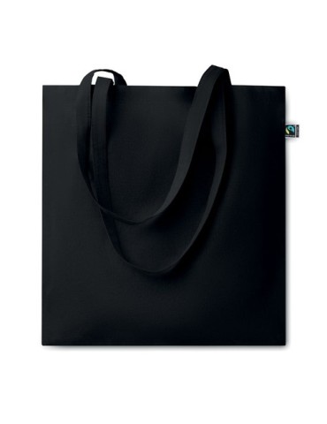 Sac shopping  personnalisé 140gr/m² - Fairtrade OSOLE COLOUR Matières : coton Couleurs : noir accessoire événementiel unique