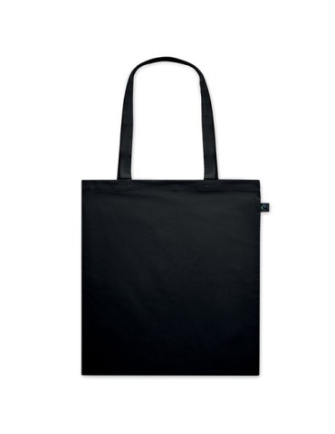 Sac shopping  personnalisé 140gr/m² - Fairtrade OSOLE COLOUR Matières : coton Couleurs : noir impression logo haute qualité