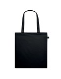 Sac shopping  personnalisé 140gr/m² - Fairtrade OSOLE COLOUR Matières : coton Couleurs : noir impression logo haute qualité
