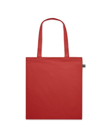 Sac shopping  personnalisé 140gr/m² - Fairtrade OSOLE COLOUR Matières : coton Couleurs : rouge personnalisable avec votre logo