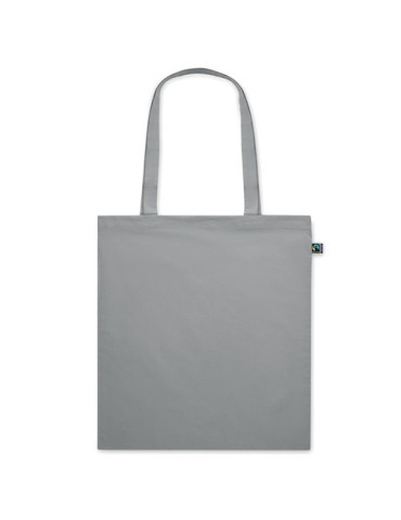 Sac shopping  personnalisé 140gr/m² - Fairtrade OSOLE COLOUR Matières : coton Couleurs : gris objet promo petit budget