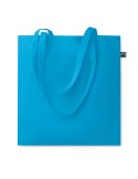 Sac shopping  personnalisé 140gr/m² - Fairtrade OSOLE COLOUR Matières : coton Couleurs : turquoise cadeau entreprise pas cher